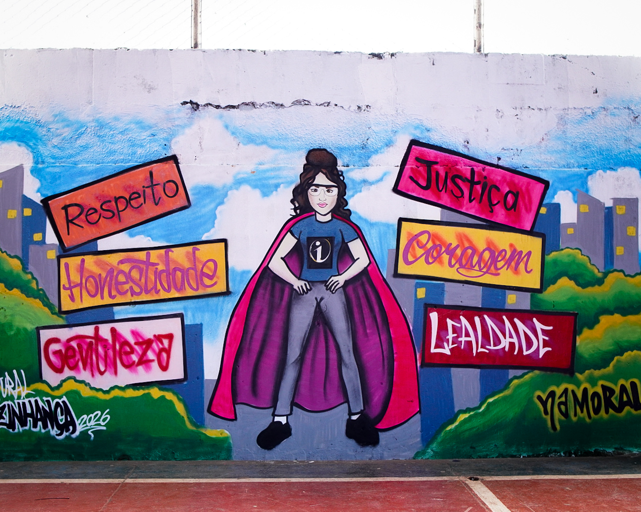 Resultado artístico da oficina de grafite